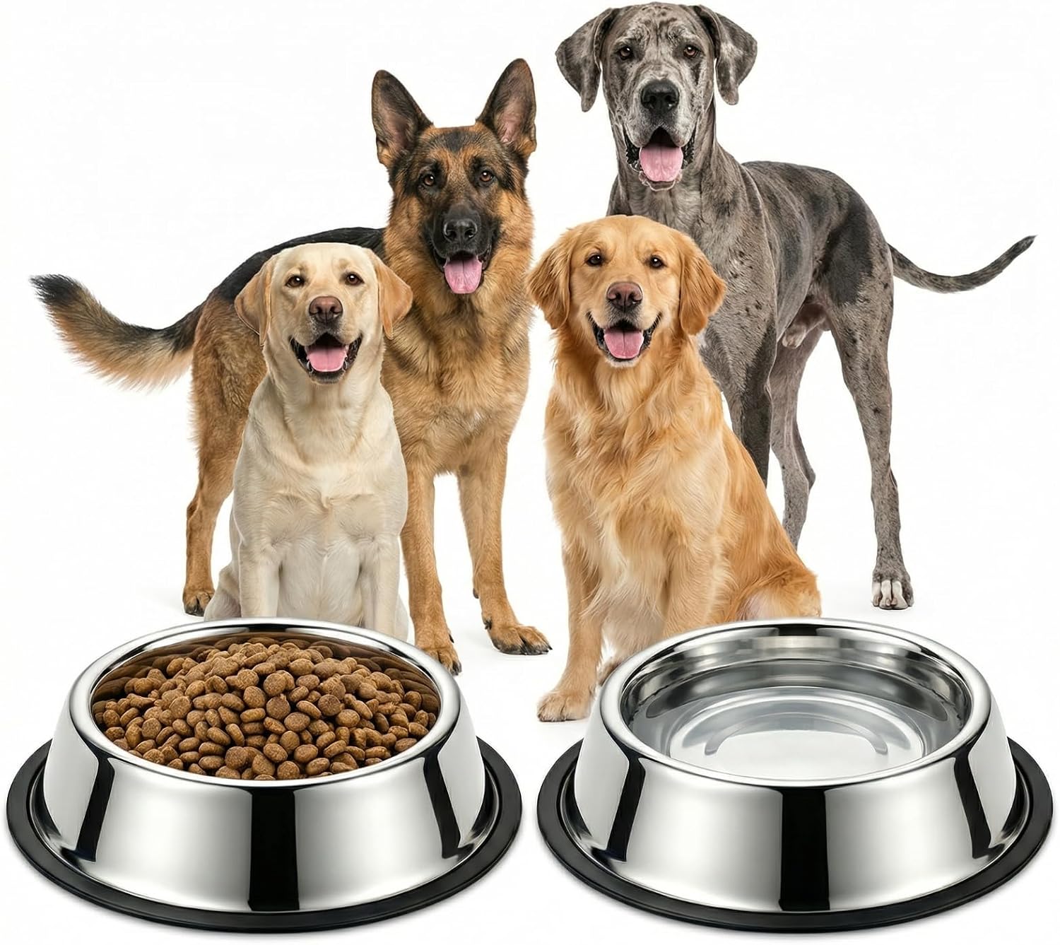 Stainless steel bowls